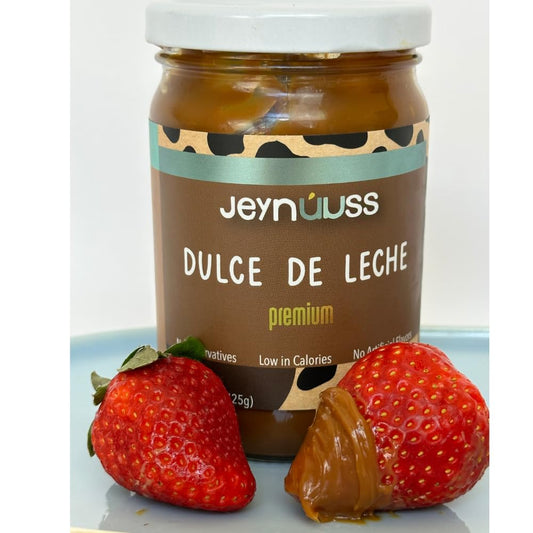 Dulce De Leche Premium Jeynuuss Cajeta para Aderezo De Postre Sin Gluten Sin Lactosa 15 Oz