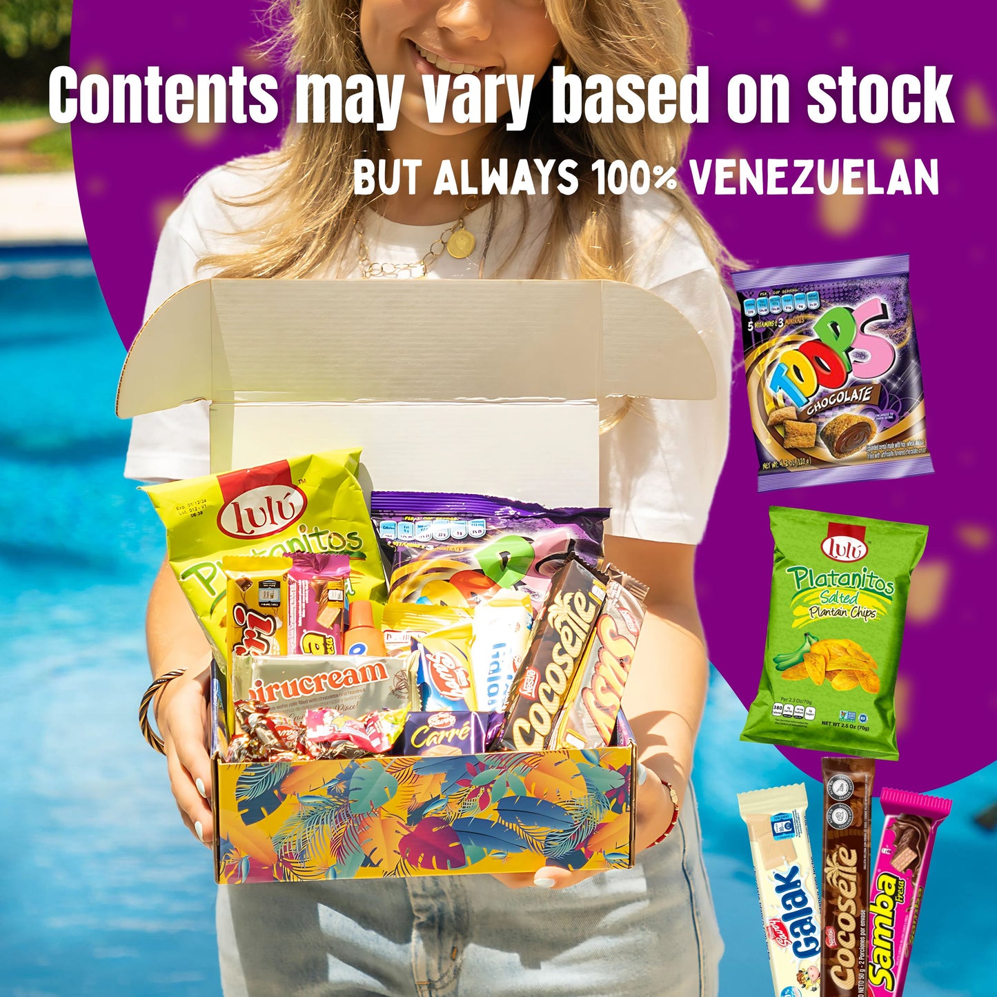 Caja Dulces surtidos Venezolanos GG Latin Sabor 30 Unidades