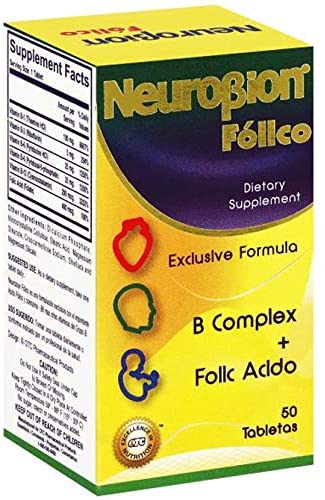 Latinsabor Vitaminas y Suplementos Latinsabor NeuroBion Folico 50 Comprimidos