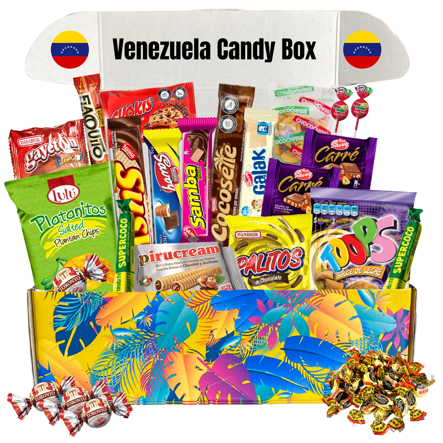 Caja de dulces Venezolanos Latin Sabor (30 unidades) – Envío en USA