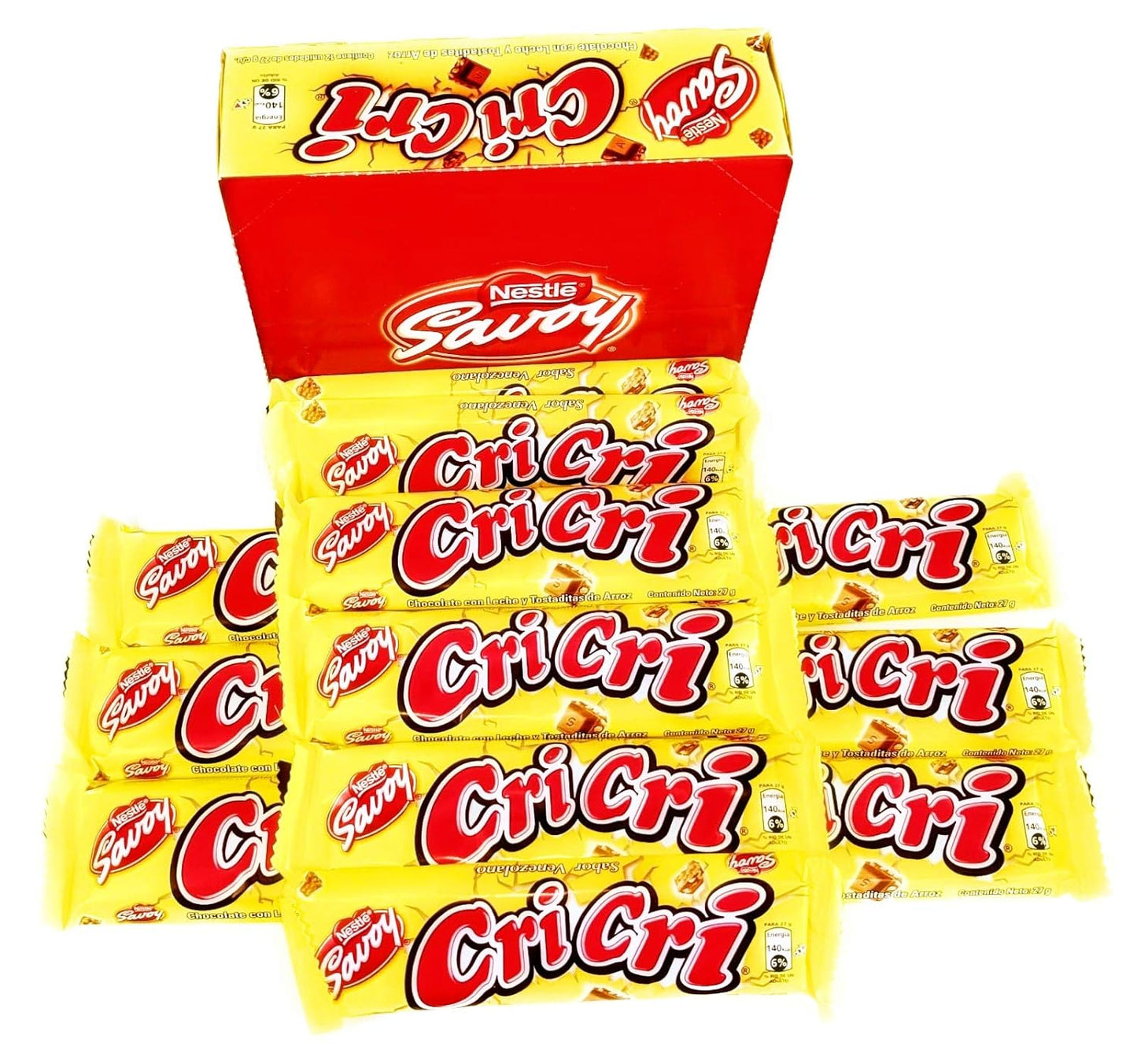 Chocolate Cri Cri Savoy 27 Gr 12 Unidades