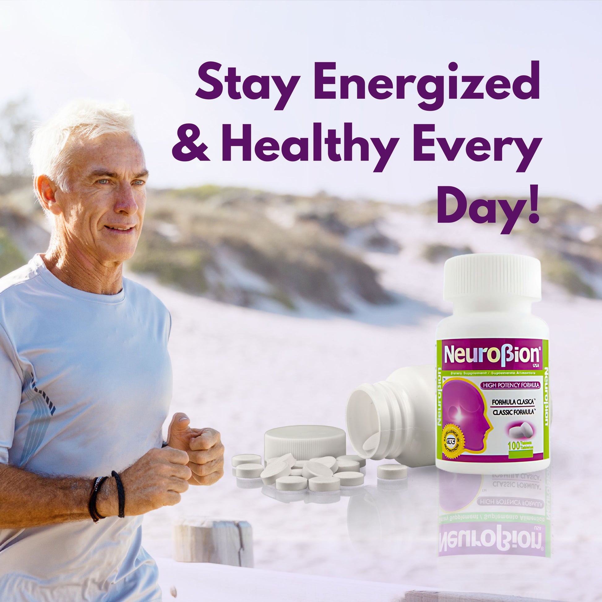 Neurobion Clásico con vitaminas B1 B6 B12 para mantener energía diaria y vitalidad