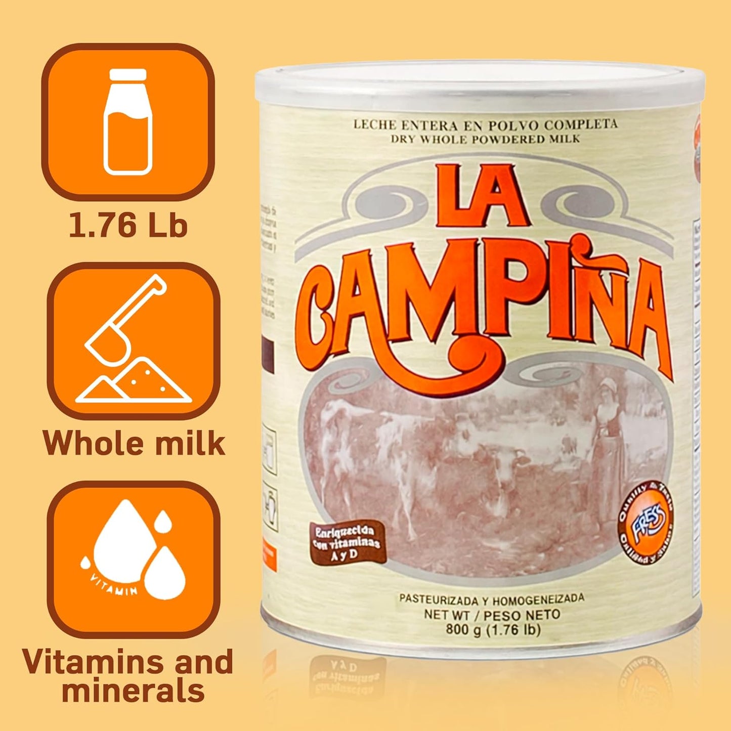 La Campiña Powdered Milk 800g