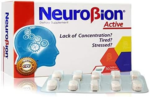 Neurobion Active 30 Comprimidos Multivitamina L-Ácido Glutámico
