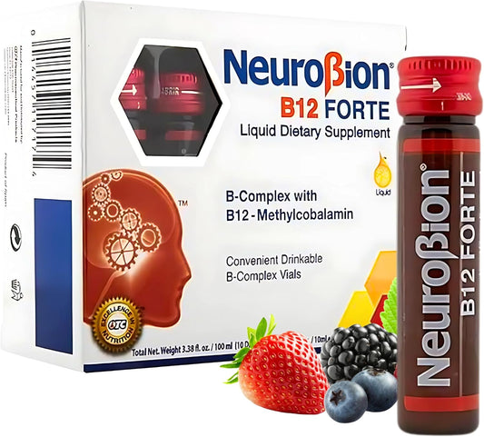 Neurobion B12 Forte 3,000 mcg 10 Viales Bebibles x 10 ml