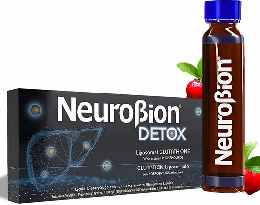 Neurobion Detox Suplemento Liposomal Glutathione 10 viales