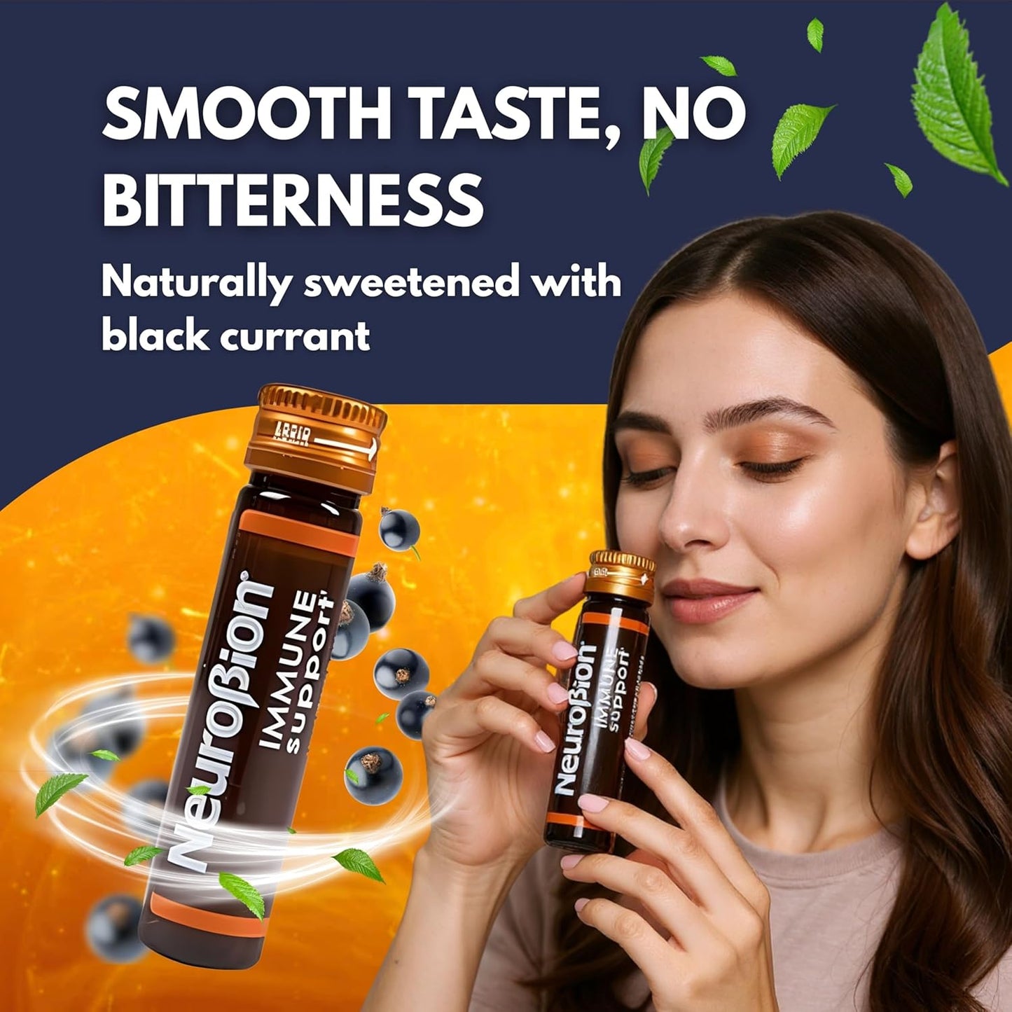 Neurobion Immune Support 10 Vials + Sunlife Vitamin C 1000 mg 20 tablets Orange flavor