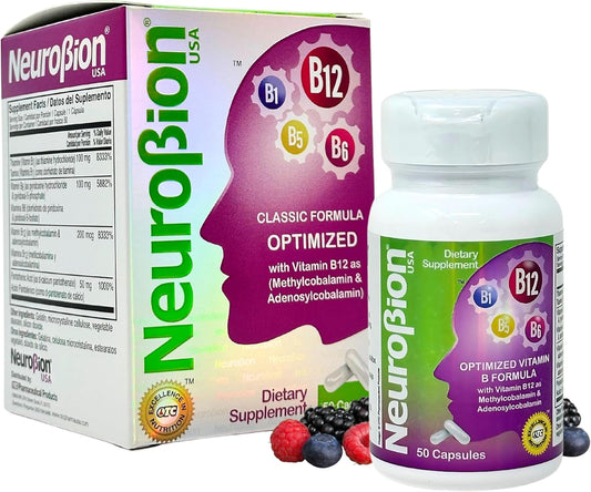 Neurobion Optimized Classic Formula B12 50 Capsulas