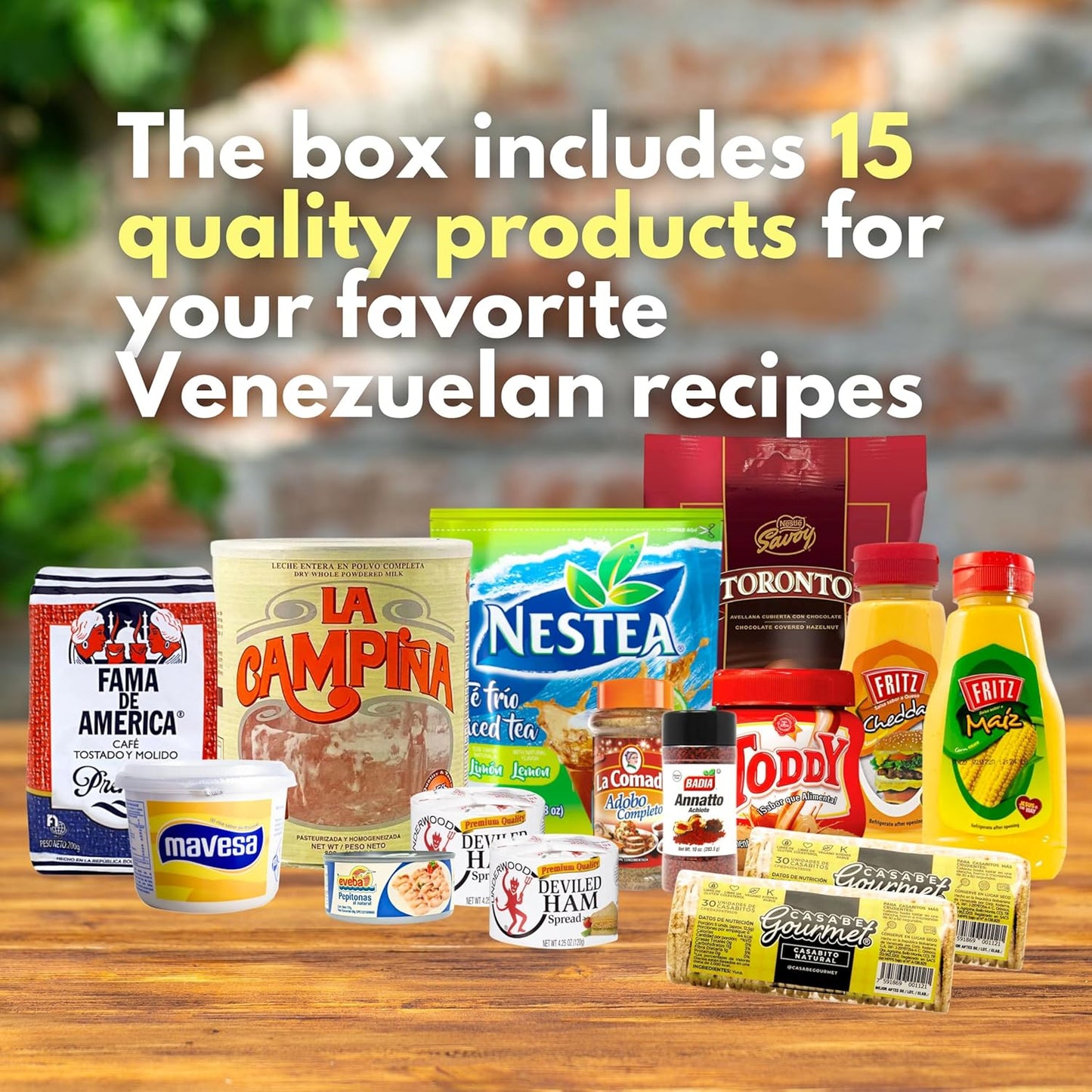 Productos venezolanos Latin Sabor: Toddy, Nestea y La Campiña en caja premium – USA