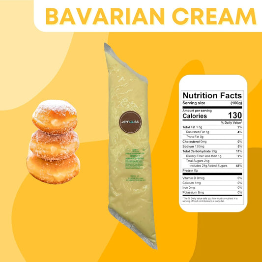 Relleno de repostería Jeynuuss pack 3 x 2 lb crema bávara – Latin Sabor USA
