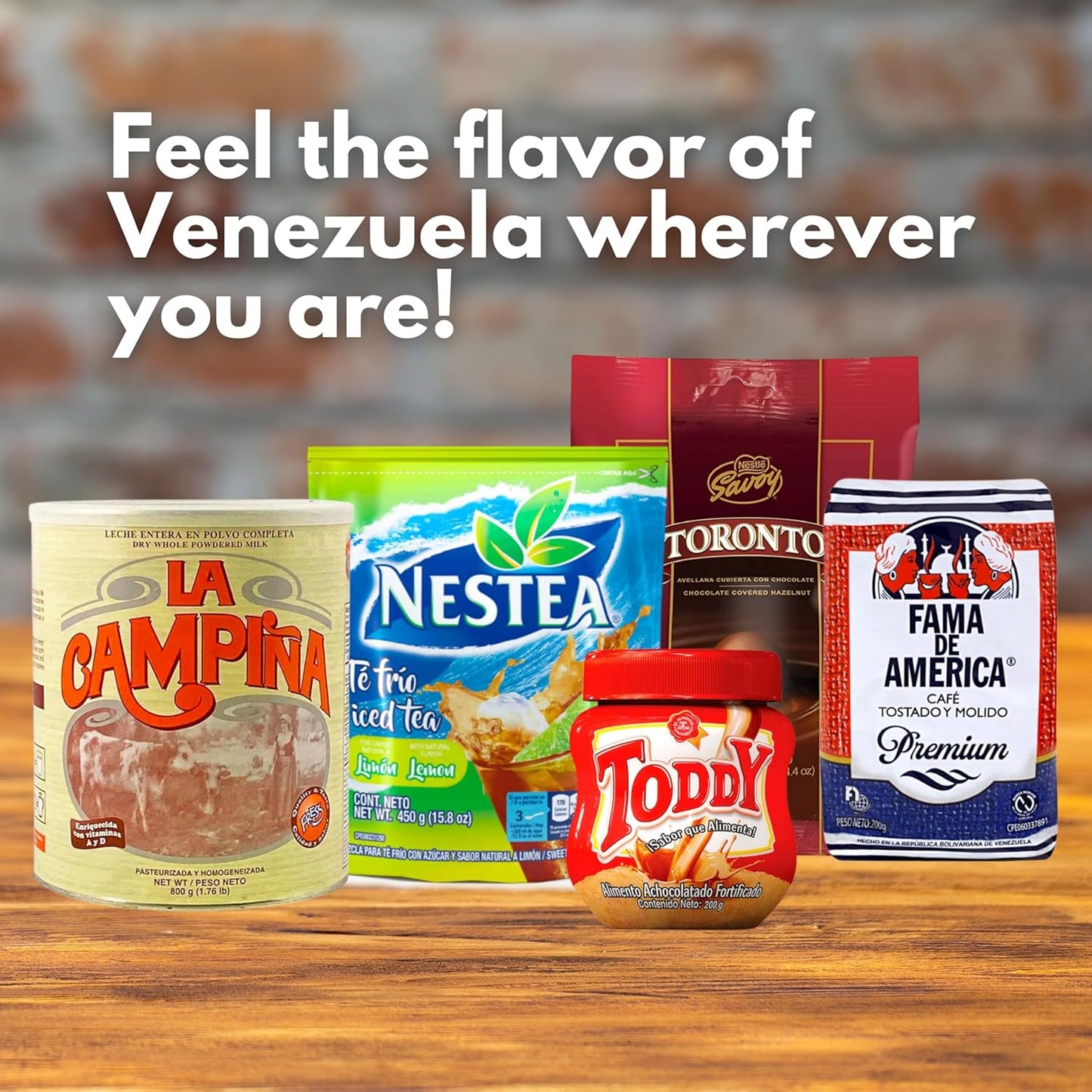 Variedad de productos venezolanos en USA – caja premium Latin Sabor surtida