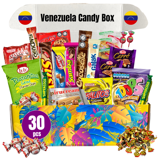 Caja Dulces surtidos Venezolanos GG Latin Sabor 30 Unidades