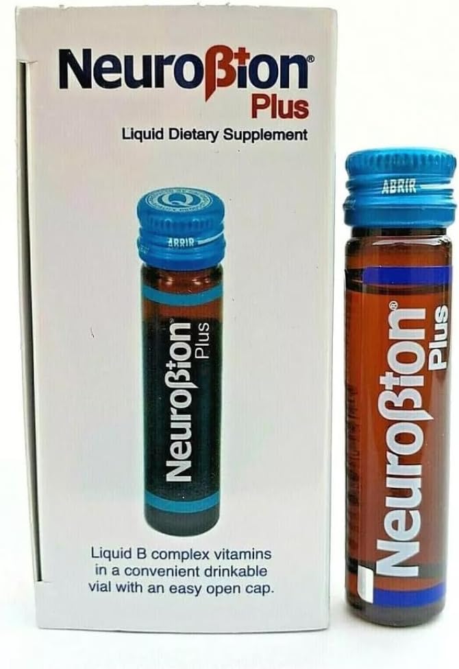 Vial bebible Neurobion Plus 10 mL – complejo B líquido en formato práctico – USA