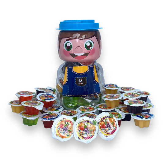 Vikor Fruit Snack Jelly Fruits Azul Gelatina de frutas