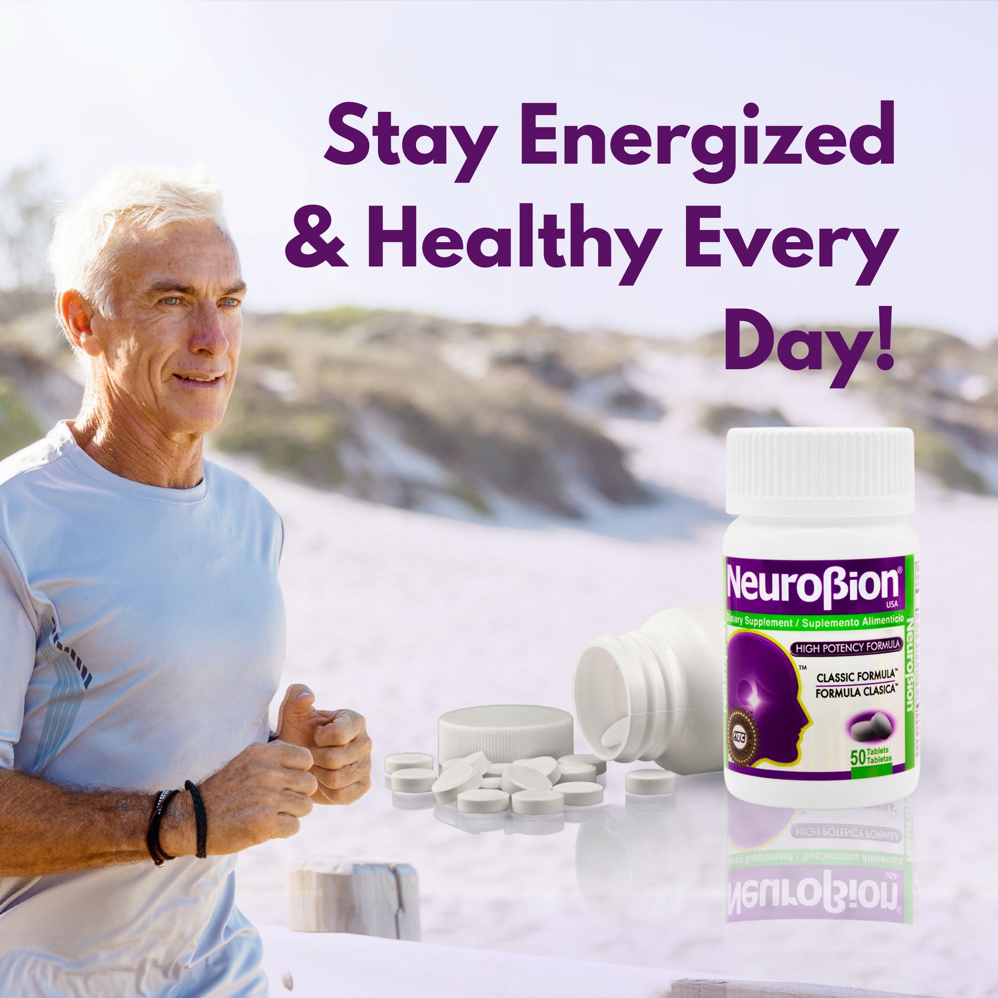 Neurobion Clásico 50 comprimidos con vitaminas B1 B6 B12 para mantener energía diaria y vitalidad