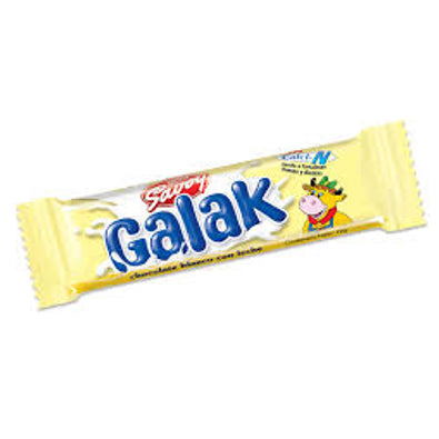 Latinsabor Chocolates Latinsabor Chocolate Blanco con Leche GALAK 12 unidades 30gr