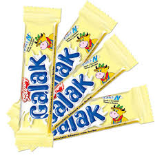 Latinsabor Chocolates Latinsabor Chocolate Blanco con Leche GALAK 12 unidades 30gr